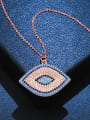 thumb Copper With Cubic Zirconia Fashion Evil Eye Necklaces 2