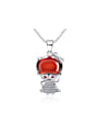 thumb Cartoon Princess Lovely Fashion Silver Pendant 0