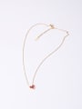 thumb Titanium With Gold Plated Simplistic Heart Necklaces 2