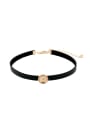 thumb Simple Colorful Artificial Stones Alloy Choker 1