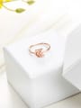 thumb Exquisite Rose Gold Plated Arrow Shaped Ring 1