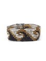 thumb Geometric Pattern National Style Exaggerate Woven Bracelet 1