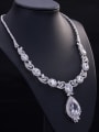 thumb Water Drop Wedding Accessories Two Pieces Jewelry Set 1