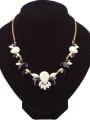 thumb Fashion Exquisite Stones Alloy Gold Plated Necklace 2