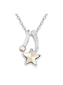 thumb Fashion Star austrian Crystal Pendant Alloy Necklace 0