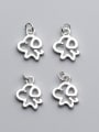 thumb 925 Sterling Silver With Silver Plated Cute Animal dog Charms 1