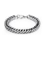 thumb Stainless Steel With Gun Plated Vintage Chain Bracelets 0