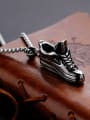 thumb Stainless Steel With Antique Silver Plated Trendy Irregular with shoes Pendants 0