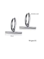 thumb 316L Surgical Steel With Platinum Plated Personality Irregular Stud Earrings 2