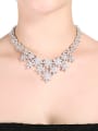 thumb Copper inlaid AAA zircon  brides necklace 1