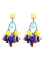 thumb Creative Fashion Tassel National Women Drop Earrings 0