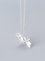 thumb 925 Sterling Silver With Silver Plated Personality Blue Bird Necklaces 1
