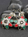 thumb Bohemia style Tricolor Resin stones White Crystals Three Pieces Jewelry Set 3