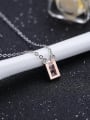 thumb Naughty Square Rose Gold Plated Necklace 1