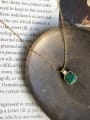 thumb Sterling silver turquoise gold necklace 0