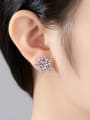 thumb AAA zircon triangular star element Earrings 2