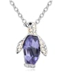 thumb Fashion Penguin austrian Crystals Pendant Alloy Necklace 1