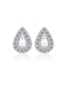 thumb Water Drop Elegant Women Stud Earrings 0