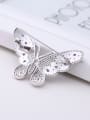 thumb Fashion Cubic Zirconias Butterfly Platinum Plated Copper Brooch 2