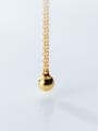 thumb 925 Sterling Silver With 18k Gold Plated Trendy Ball Necklaces 2