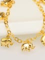 thumb 18K Gold Plated Calf Elephants Bracelet 1