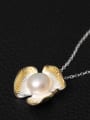 thumb Flower Freshwater Pearl Necklace 1