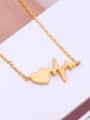 thumb Fresh 16K Gold Plated Heart Shaped Necklace 3