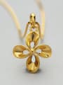 thumb Gold Plated Flower Necklace 3