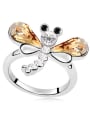 thumb Fashion Dragonfly austrian Crystals Alloy Ring 1