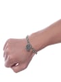 thumb Fashionable Palm Shaped Stainless Steel Bracelet 1