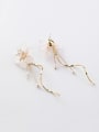 thumb Alloy With Rose Gold Plated Fashion Flower Drop Earrings 2