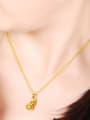 thumb Creative 24K Gold Plated Gourd Shaped Necklace 1