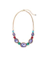 thumb Colorful Color Stones Women Sweater Alloy Necklace 0