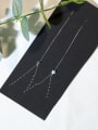 thumb Fashion Slim Lines Star Earrings 0