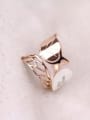 thumb Small Fox Rose Gold Plated Ring 0
