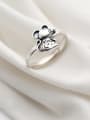 thumb 925 Sterling Silver With Antique Silver Plated Cute Mouse Free Size Rings 2