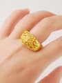 thumb Personality 24K Gold Plated Hollow Flower Shaped Ring 1