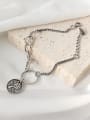 thumb 925 Sterling Silver With Antique Silver Plated Vintage human figure&coin pendant Bracelets 3
