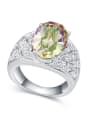 thumb Exquisite Shiny austrian Crystals Alloy Ring 4