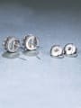 thumb S925 Silver Round stud Earring 1