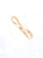 thumb Titanium With Gold Plated Simplistic Round Band Rings 4