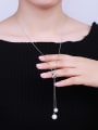 thumb 2018 S925 Silver Pearl Necklace 1
