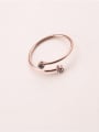thumb Simple Style Zircons Opening Ring 2