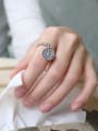 thumb Personalized Dollar Coin Silver Opening Ring 1