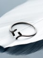 thumb Personality Branch Shaped Open Design S925 Silver Ring 0