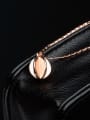 thumb Creative Rose Gold Plated Ball Shaped Necklace 2