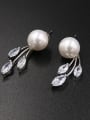 thumb Three Pieces Jewelry Artificial Pearls Zircons Hair Accessories 3