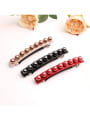 thumb Alloy With Platinum Plated Fashion Round Barrettes & Clips 2