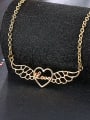 thumb Exquisite Gold Plated Heart Shaped Necklace 3