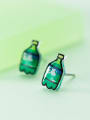 thumb Exquisite Bottle Shaped S925 Silver Stud Earrings 1